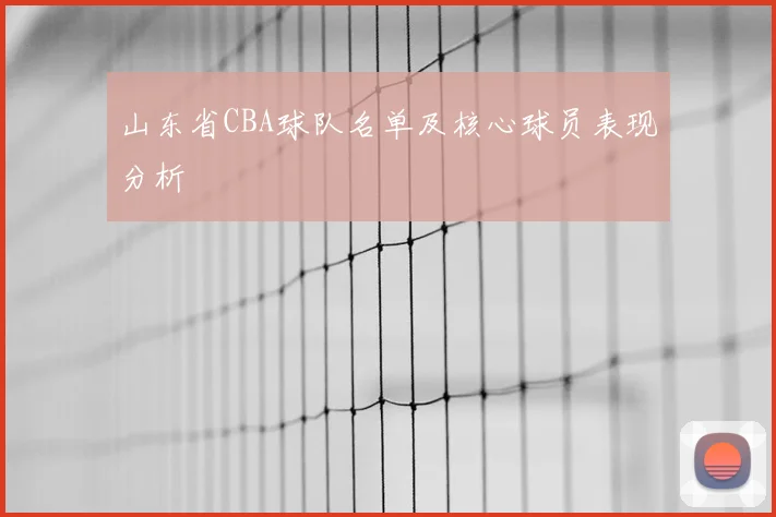山东省CBA球队名单及核心球员表现分析